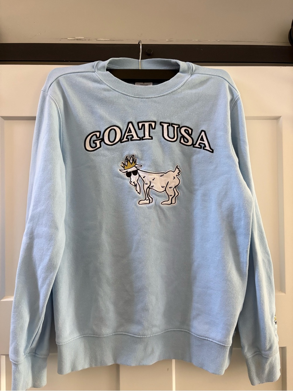 GOAT Light Blue Crewneck Sweatshirt